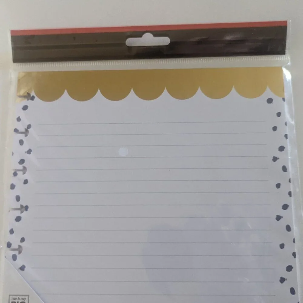 NWT Happy Planner Gold Rong Rong 24pg Classic Fashion Paper Pack Priorities NEW